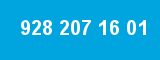 928 207 16 01 928 207 16 01